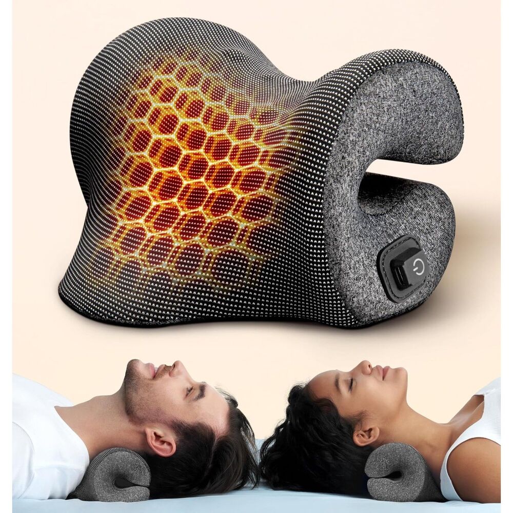 Heated Neck Stretcher for Pain Relief, Cervical Traction Device